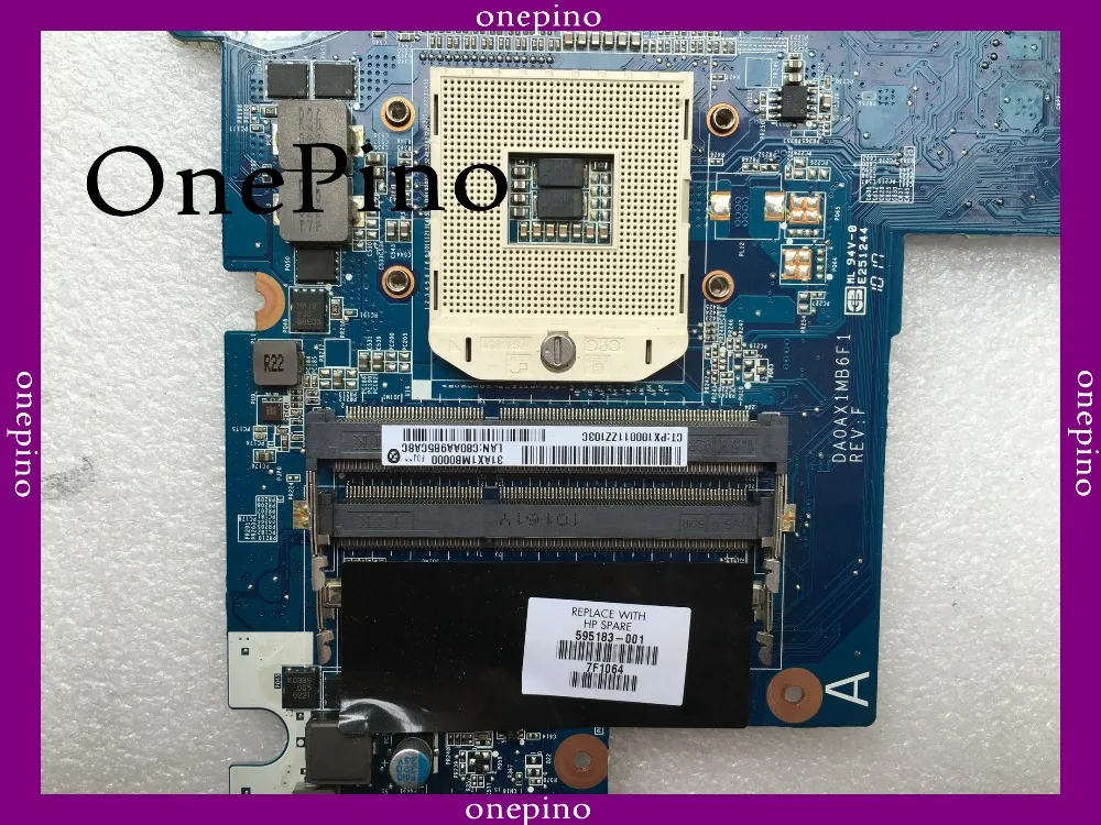 595183-001 صالح ل HP CQ42 G42 G62 CQ62 اللوحة المحمول DA0AX1MB6F1 REV: F اختبار العمل