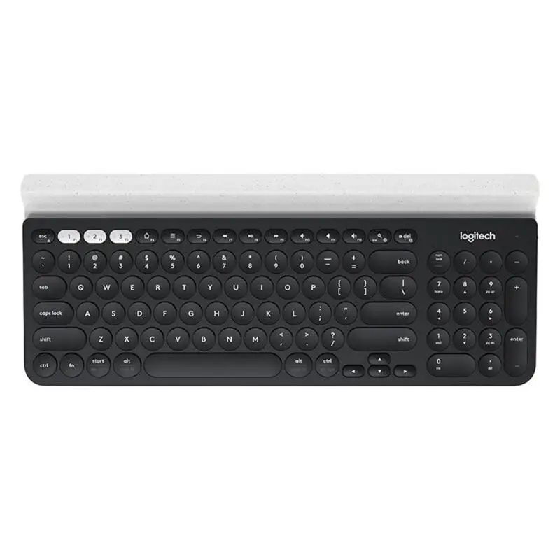 Logitech K400 плюс Беспроводной клавиатура с тачпадом Тетрадь сенсорный Панель Uniflying Tech для портативных ПК Android Smart ТВ HTPC