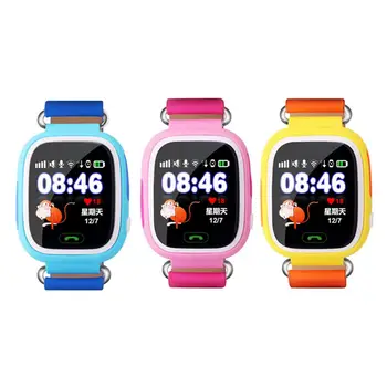

3-12 Years Old Child Gps Watch Phone 1.22 Inch Colorful Touch Screen WIFI Fashion Kids Smart Watch