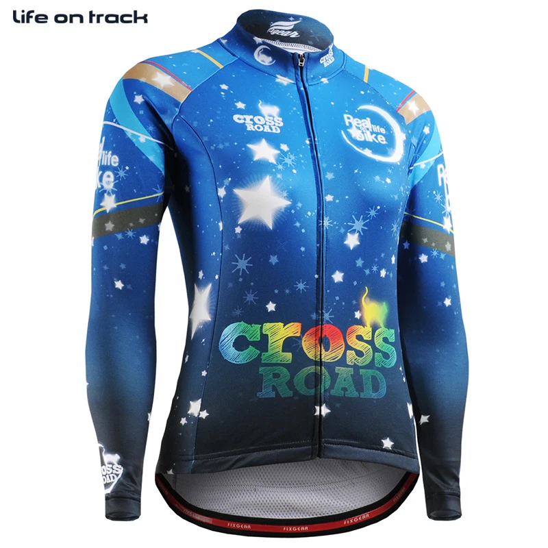 

Female Long Sleeve Cycling Clothing Running Cycle Yoga Gym Zipper Sports Biking Tops Exercise Activity Bicycle Clothes For Women