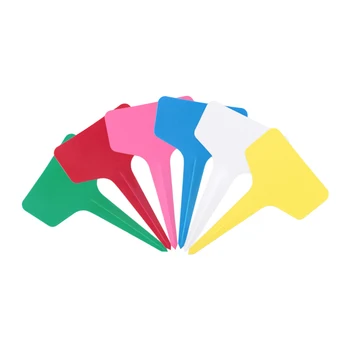 

50/100/300pcs Gardening Plant T shape Waterproof Tags Flower Vegetable Planting Label Tools farm garden Seedling tray mark tools