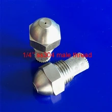 1/4 304 низкое давление Наружная Мужская резьба тонкое распыление сопла увлажнение, охлаждение распыления тумана метанол сгорания Спринклер