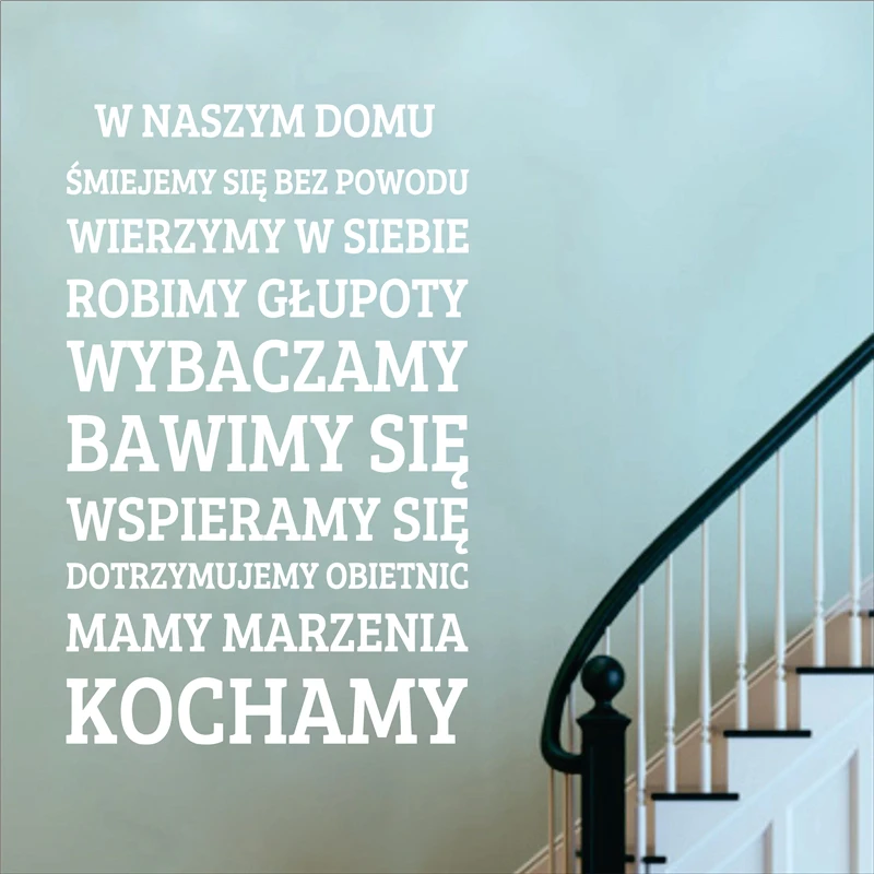 Polish House Rules stickers