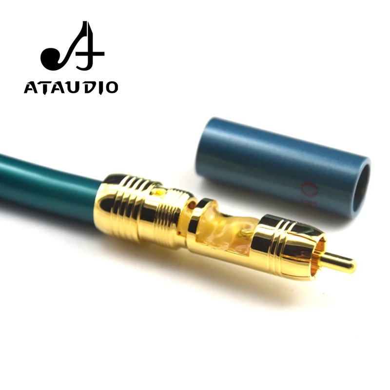 ATAUDIO Hifi Ortofon RCA Cable Hi-end CD Amplifier Interconnect 2RCA to 2RCA Male Audio Cable 1m 2M ATAUDIO Hifi Ortofon RCA Cable Hi-end CD Amplifier Interconnect 2RCA to 2RCA Male Audio Cable 1m 2M