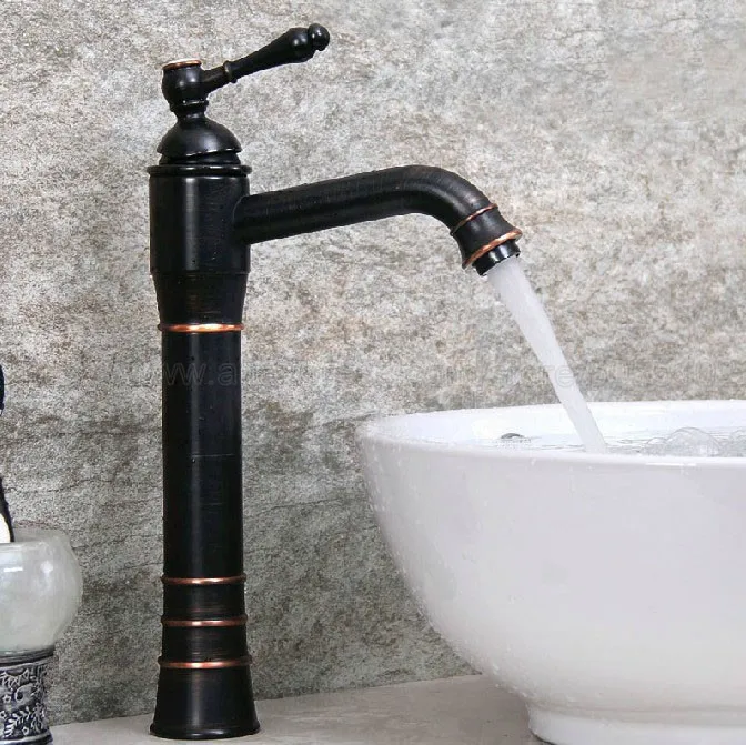 Bathroom Basin Sink Faucet Oil Rubbed Bronze Single Handle Kitchen Tap Faucet Mixer hot and cold water tap znf299