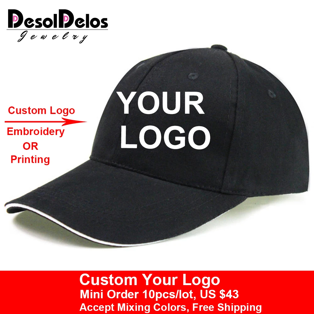 

2019 New Snapback Caps Blank Baseball Hats Customized Net Caps Hip Hop LOGO Printing Adult Hats Casual Peaked Hat 10pcs/lot