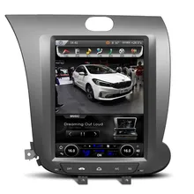 Tesla style Android 8,1 Автомобильная dvd-навигационная система для KIA K3 cerato forte LHD 2013- PX6 6 ядер 4G ram радио ips стерео BT5.0
