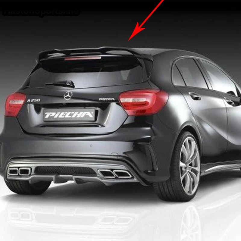 Для Mercedes A Class A45 AMG W176 FRP задний спойлер на крышу A180 A200 A220 A250 A260 заднее крыло на крышу 2013