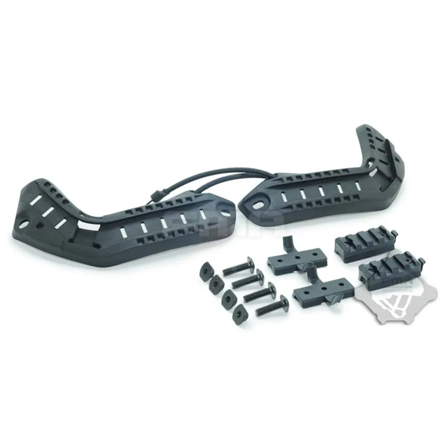 Arc направляющие для шлема. крепежный комплект для шлема modular 4482380000. набор рельс для шлема mich 2000. Peltor arc rail adapter. рельсы на шлем.