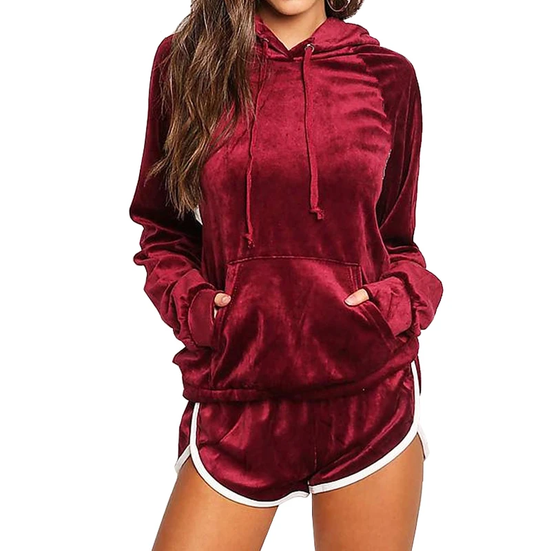 two piece tracksuit shorts