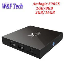 X96 Android 6,0 Smart tv Box 4 K x 2 K Full HD Amlogic S905X 1G/8G 2G/16G 2,4 GHz WiFi HD 2,0 умный медиаплеер PK T95X box