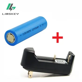 

Battery charger Sets 3.7v 2200mAh Capacity 18650 Battery 3.7v Li-po Rechargeable 18650 Battery For Car/toys/Flashlight