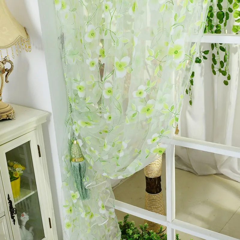 

5 Colors Scarf Sheer Voile Door Window Curtains Drape Panel Valance Curtains New