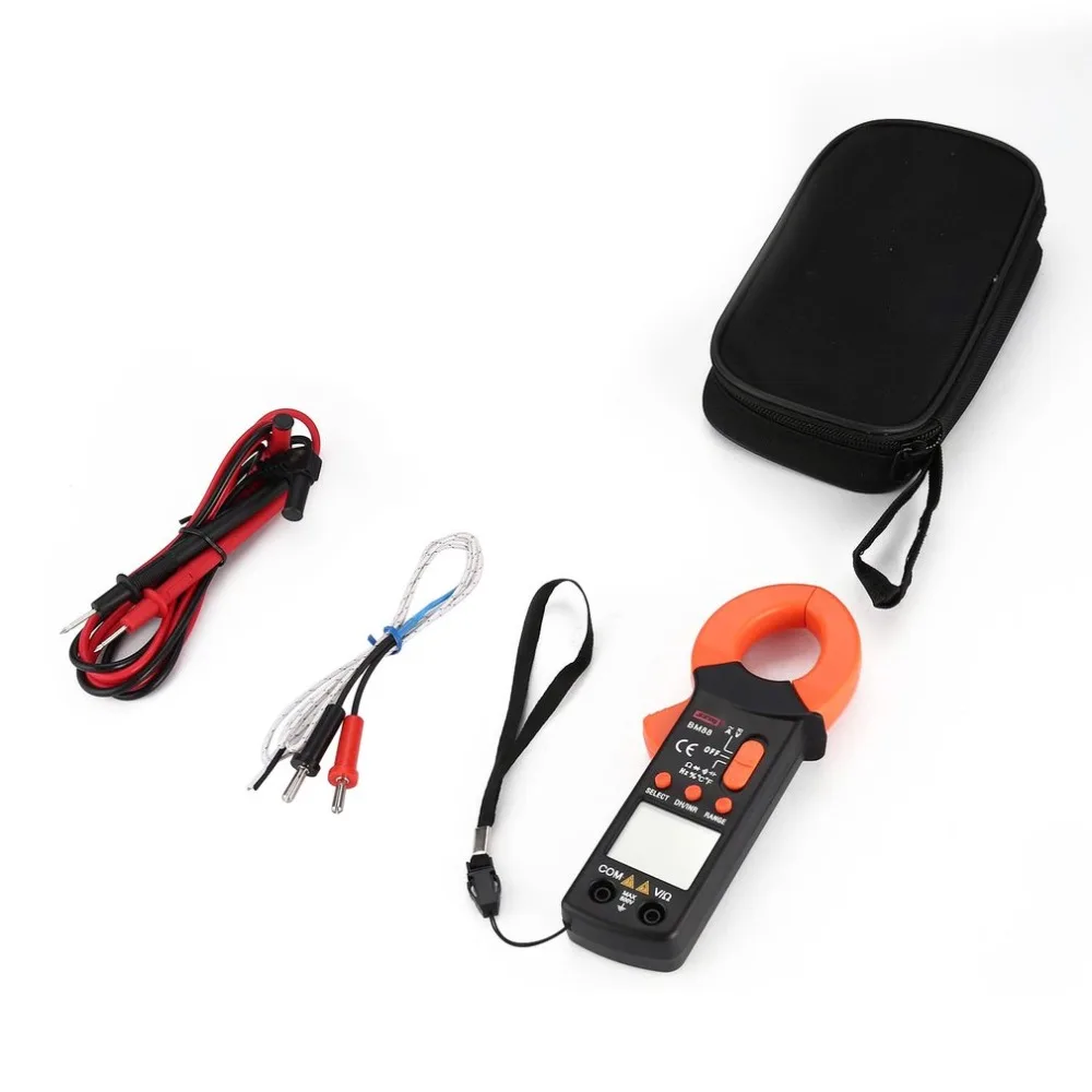 SZBJ BM87/BM88 Цифровой DC/AC клещи Портативный мультиметр Вольт Ампер Ом диод тестер