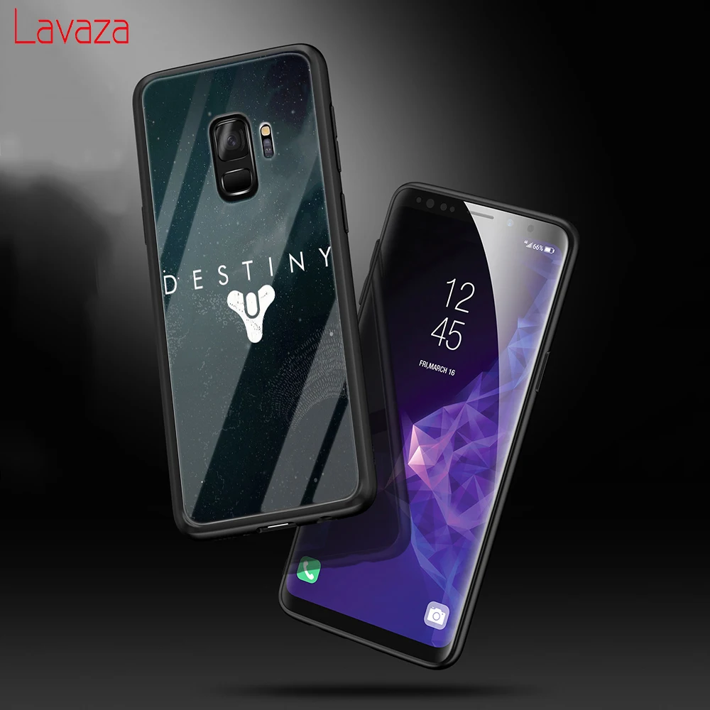 Lavaza Destiny 2 закаленное Стекло чехол для Samsung Galaxy S8 S9 S10 плюс S7 края Примечание 8 9 Мягкие TPU крышка