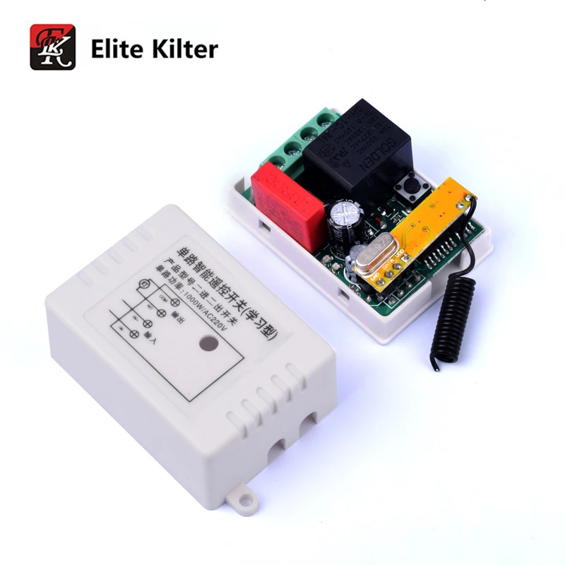 

AC 220 433 MHZ universal wireless remote control switch system receiver