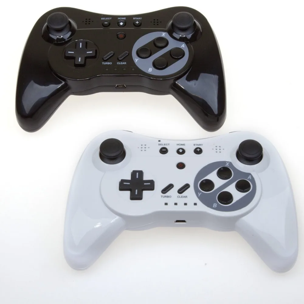 New for Nintendo Wii U Pro Gamepads Classic Game Wireless Controller