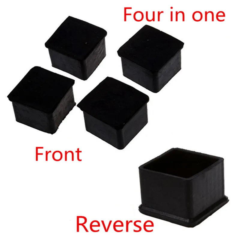 

Rubber Chair Cupboard Foot Castor Cups Cover Floor Protector 4 Pcs