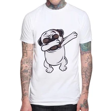 Hot Sales Funny Dog Cartoon Design Men t shirt 100 Cotton Short Sleeves French Bulldog Printed Male Tops Hispter Mens Tee shirts dog surfer printed cartoon tee