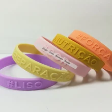 Пользовательский персонализированный подарок браслет, текстовый логотип выбивает мужчин и женщин мода транси Силиконовый Браслет вечерние подарок