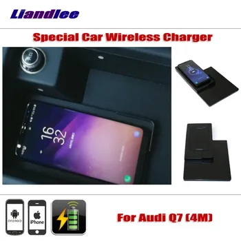 

Accessories For Audi Q7 (4M) 2016-2018 Special hidden Car Wireless Charger Storage For IPhone Android Iphone Battery Charger