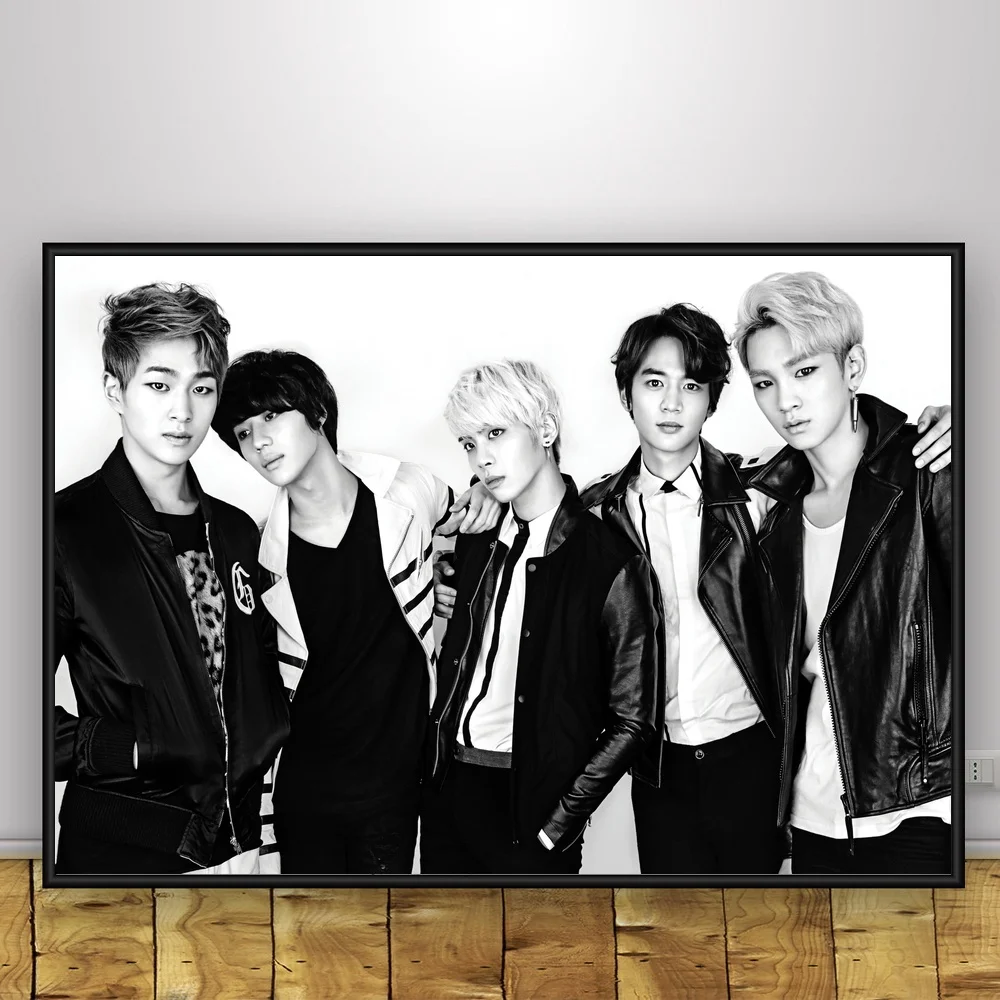 Шелковый постер SHINee K POP Group домашний декор 12x18 24x36 дюймов | Дом и сад