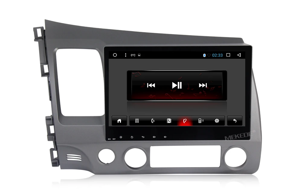 Excellent allwiner T3 1024x600 HD 2DIN Android 7.1 Car Head Unit for Honda Civic 2006-2011 DVD GPS with Radio RDS BT Mirror-Link Wifi 15