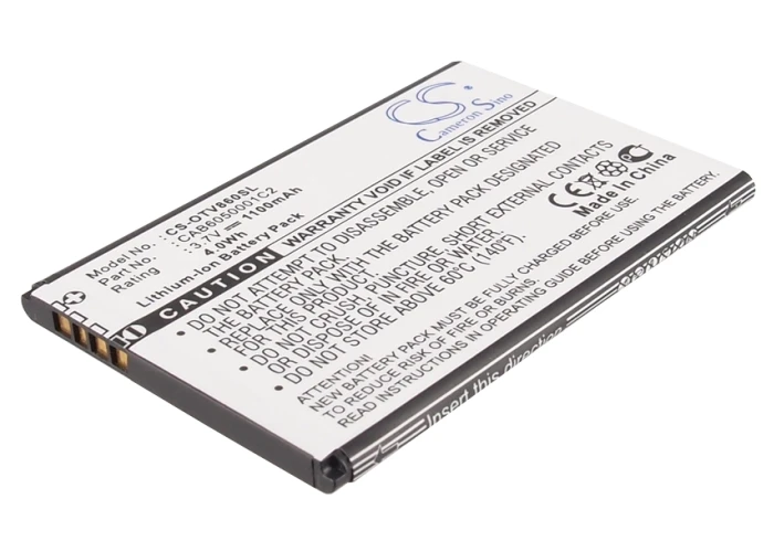 Высококачественный аккумулятор Cameron Sino CAB6050000C1 CAB6050001C2 для Alcatel/Vodafone OT V860 |cameron