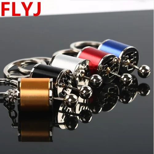 

Six Speed Removable Transmission Gear Shift Gearshift Knob Gearbox Keychain Keyring Key Chain Keyfob Mini Zinc Alloy Car Truck