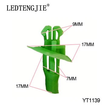 

LEDTENGJIE Car Fastener Clip for Toyota Car Foliage Fixed Buckle 100 pcsYT-1139 Car Repair Rivet Clip