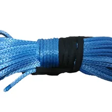 9 мм x 30 метров СВМПЭ Синтетический трос лебедки для внедорожника