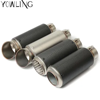 

Motorcycle Exhaust Pipe Modified For YAMAHA YZF R3 R6 R25 MT-25 MT-03 MT-07 MT-125 Motorbike Scooter Exhaust End Pipe Mufflers