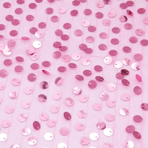 1000 см блестящая ткань, расшитая блестками блестка мягкий сетчатый фон капля для свадьбы украшение для банкета и вечеринки - Цвет: Pink