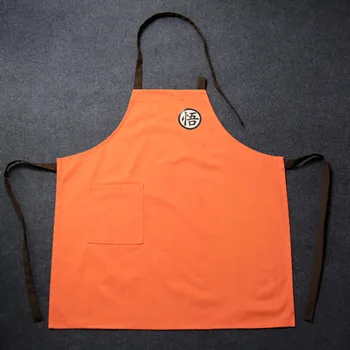 

Dragon Ball Waterproof Apron Son Goku Cotton Clean Slate Vinyl Master Roshi Couples Housework Kitchen M2033