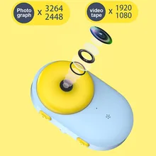 8.0MP дети цифровая камера 2," ЖК-дисплей мини двойной объектив камера милый День рождения/Рождество Образовательные Подарки(водонепроницаемый