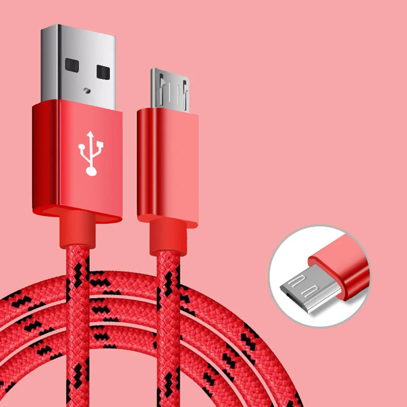 Быстрая зарядка для Xiao mi провод usb кабель samsung Galaxy S10 A50 Xiaomi 9 huawei iPhone type C Red Note