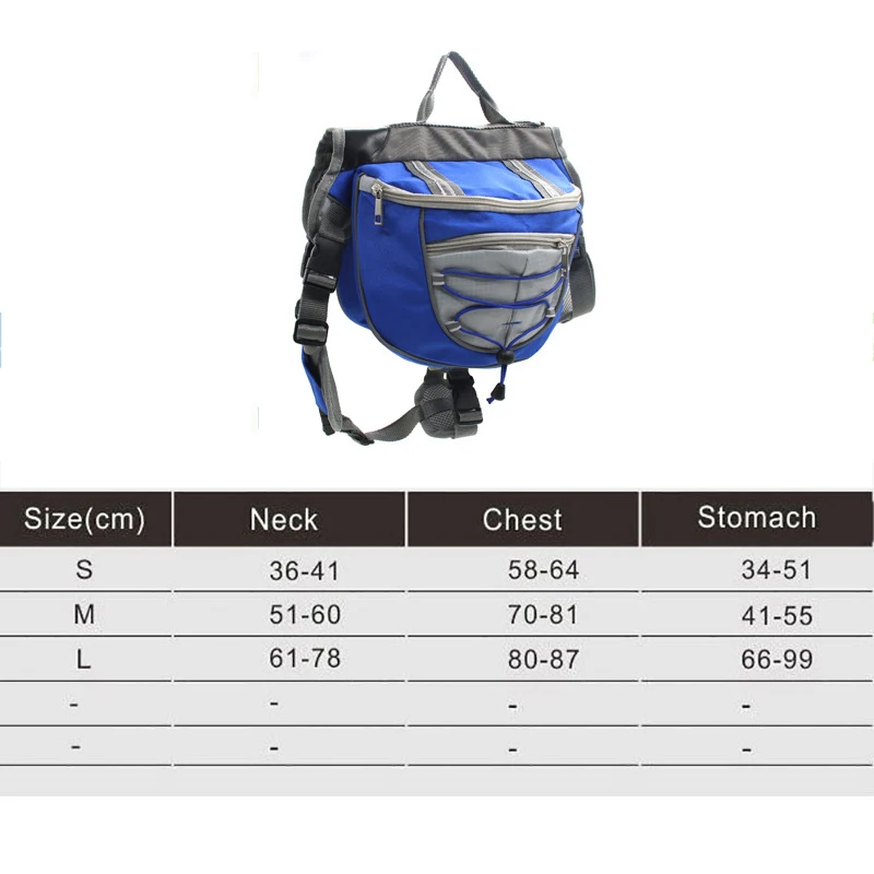 Venxuis регулируемый спортивный рюкзак для домашних животных для больших собак, Поводок Для Путешествий, Походов, Кемпинга, уличных собак, спортивная сумка-седло
