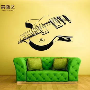 

Guitar, violin music wall posted classroom kindergarten school band instrument room decorate children room wall stickers