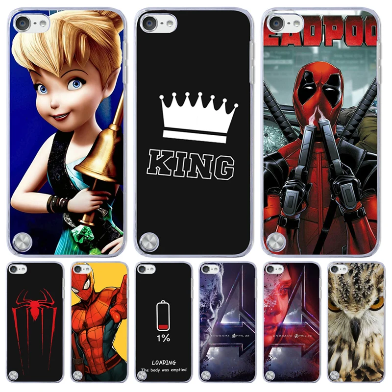 For Apple ipod touch 5 5th Coque Phone Case Cover cool funda capa luxury fashion king owl etui Spiderman Avengers Deadpool 4 |