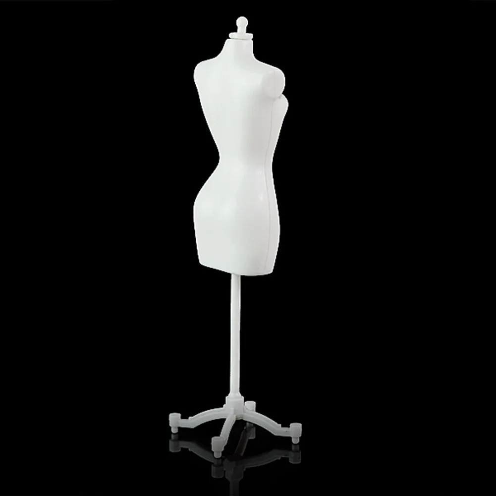 Mini Plastic Demountable Doll Dress Stand Clothes Gown Display Model