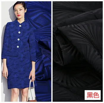 

155cm fashion jacquard fabric yarn-dyed European-style dress suit jacket jacquard brocade fabric wholesale cloth
