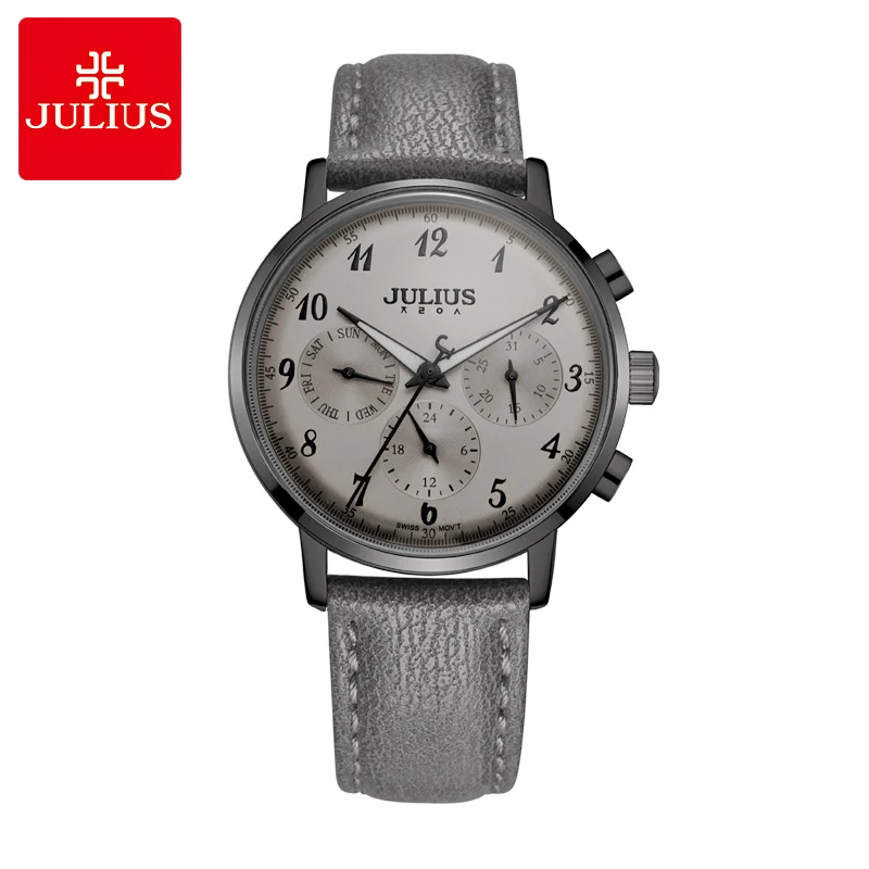 Thin Real Functions Julius Women's Watch ISA Quartz Hours Fashion Woman Clock Bracelet Sport Leather Birthday Girl's Gift Box |