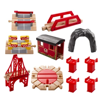 

11pcs/lot Special Wooden Tomas and Friends Railway Train Track Toys For baby