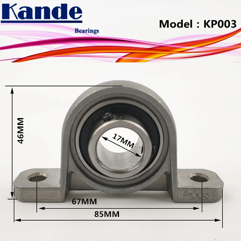 Kande подшипники KP003 1 шт. цинковый сплав миниатюрные вертикальные