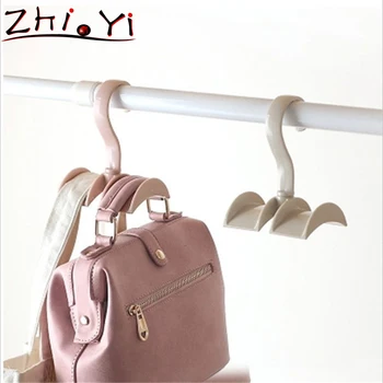 

Multifunctional Wardrobe Hook Up Storage Rack Lady Bags Necktie Organizer Storage Holders & Racks Accessories Supplies Gear