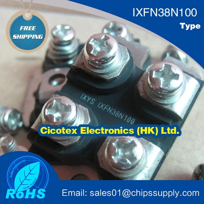 Модуль питания IXFN38N100 38N100 MOSFET N-CH 1000 В 38A SOT-227 | Электронные компоненты и