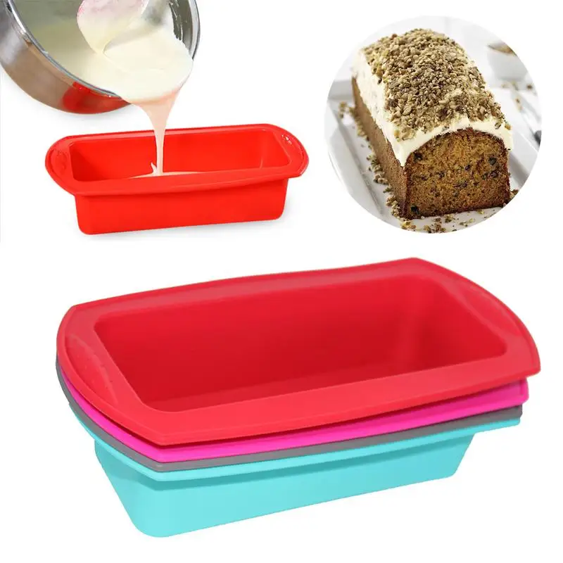 

Easter Family Kitchen Rectangular Silicone Cake Mold Baking Candy Mold Baking Tool