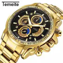 Gold Watch Mens Watches Top Brand Luxury Sport Men's Quartz Clock Waterproof and shockproof Military Wrist Watch Gold Watch Mens Watches Top Brand Luxury Sport Men's Quartz Clock Waterproof and shockproof Military Wrist Watch
