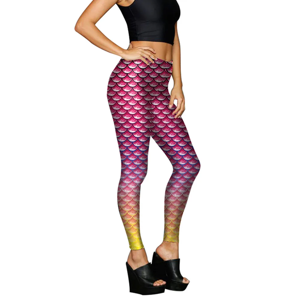 Sport Leggings for Fitness Clothing Gym Wear Women Pencil Pants Fish