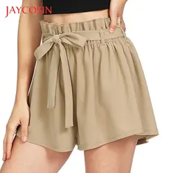 JAYCOSIN повседневное эластичный пояс для женщин жаркое лето шорты для Джерси прогулочные шорты